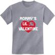 mommys lil valentine valentines t shirt boys' clothing logo
