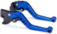 🔵 high-quality hopider short brake clutch levers for yfm 700, yfm 660, yfz 450, banshee, yfs200 - blue logo