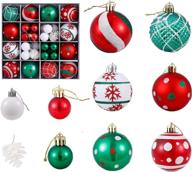 gihoo christmas ornaments decorations shatterproof logo