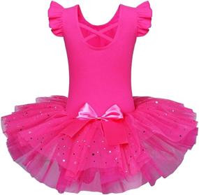 img 3 attached to Ballet Leotards Classic Dancewear B184_Pink_L Sports & Fitness for Other Sports