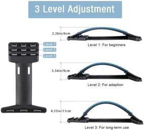 img 2 attached to 🌟 AGPTEK Back Stretcher: Adjustable Lumbar Support for Effective Pain Relief, Herniated Discs, Sciatica, Scoliosis