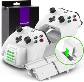 img 4 attached to Fosmon Controller Compatible Controllers Rechargeable Xbox One for Accessories