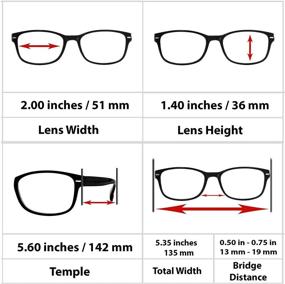 img 2 attached to 👓 TruVision Readers 9505HP: Stylish Comfort Spring Hinge Reading Glasses for Men and Women