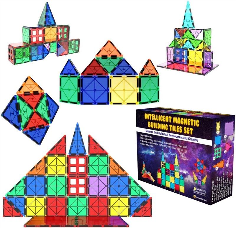 desire deluxe magnetic building construction 로고