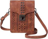 minicat texture crossbody blocking brown thicker women's handbags & wallets logo