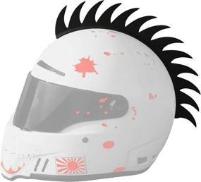 img 4 attached to Moto Gear Helmet Mohawk: Ideal for Motorcycles, Sportbikes, Dirt-Bikes, Snowmobiles, Cruisers. Perfect Gift! (Helmet Not Included)