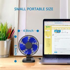 img 2 attached to Powerful Airflow Portable Desktop Tilting