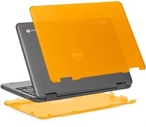 img 1 attached to 📦 Durable mCover Hard Shell Case for 11.6" Dell Chromebook 11 3181 2-in-1 Series Laptop - Dell-C11-3181 Blue (NOT Compatible with 210-ACDU / 3120/3180 / 3189/5190 Series)