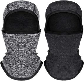 img 4 attached to Balaclava Windproof Covering Weather Children Boys' Accessories for Cold Weather