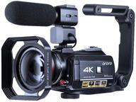 🎥 ordro hdr-ac3 ultra hd 4k video camera: vlogging camcorder for youtube with 1080p 60fps, ir night vision, wi-fi, microphone, wide angle lens, handheld stabilizer logo