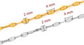 img 2 attached to Exquisite Tiparts Jewelry Stainless Necklace Bracelet for Beading & Jewelry Making