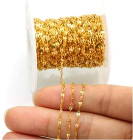 img 4 attached to Exquisite Tiparts Jewelry Stainless Necklace Bracelet for Beading & Jewelry Making