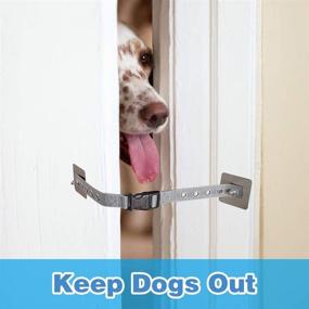 img 2 attached to Adjustable Pet Door Lock & Stopper - EXPAWLORER Door Accessory for Dogs and Cats