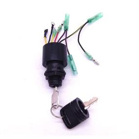 img 1 attached to 🚤 High-Quality Boat Motor Ignition Key Switch for Mercury Outboard Motors - 3 Position Off-Run-Start - Compatible with Sierra MP51090 - Model 87-17009A5