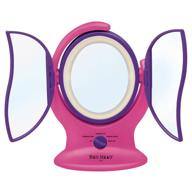 💡 3-panel lighted mirror, pink and purple, 4 oz - bed head логотип