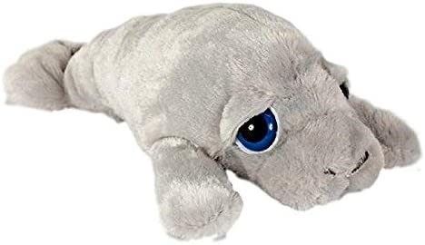 wishpets manatee large blue plush 로고
