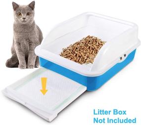 img 2 attached to 🐾 Petfamily Cat Litter Box Pads - Affordable Replacement for Tidy Cats Breeze Litter System, 40 Count, 16.9” x 11.4”