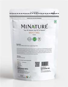 img 3 attached to 🌰 Premium Natural Walnut Shell Powder for DIY Natural Scrub - No Silica or Artificial Additives | 227g Resealable Zip Lock Pack