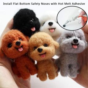 img 1 attached to SOTOGO 1040 Pieces Colorful Plastic Safety Eyes and Noses Kit: 👀 Assorted Sizes for Dolls, Puppets, Teddy Bears, Plush Animals - Best Value Set