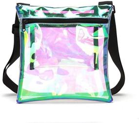 img 4 attached to HULISEN Women's Crossbody Handbags & Wallets - Stadium-Approved, Space-Saving Design