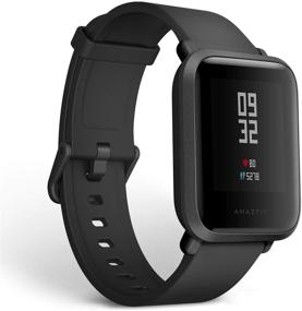 img 4 attached to 🌟 Умные часы для фитнеса Amazfit Bip - трекер сердечного ритма и активности на весь день, монитор сна, встроенный GPS, 45-дневный срок службы батареи, Bluetooth, Ониксово-черный.