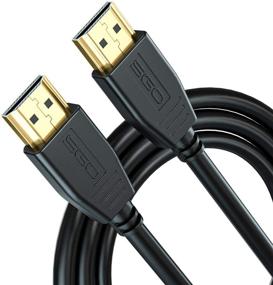 img 4 attached to 🔌 Кабель HDMI Ultra-High Speed 8K: 3 фута BIFALE HDMI Cable 2.1 - Поддерживает 8K@60Гц, 4K@120Гц, 48Гбит/с, HDR, eARC - Совместим с Apple TV, Nintendo Switch, Roku, Xbox, PS4, проектором.