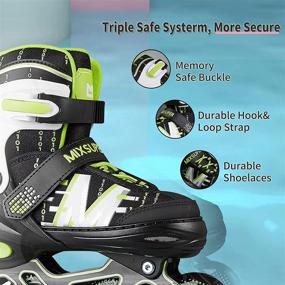 img 2 attached to Mixsuper Inline Skates Adjustable Available