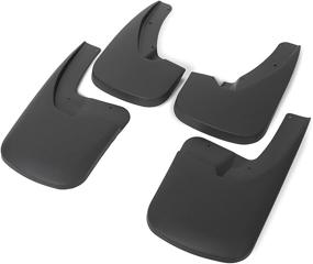 img 2 attached to ECOTRIC Molded Mud Flaps - Front & Rear Splash Guards for Dodge Ram 1500/2500/3500 2009-2018 with Fender Flares - Set of 4 Pieces