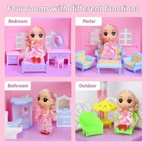 img 2 attached to Enhance Your Dollhouse with KAINSY Luminous Furniture and Accessories