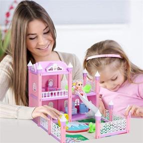 img 1 attached to Enhance Your Dollhouse with KAINSY Luminous Furniture and Accessories
