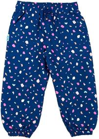 img 4 attached to JAN & JUL Waterproof Puddle-Dry Rain Pants: Ultimate Protection for Toddlers and Kids