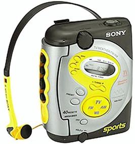 img 1 attached to 🏋️ Enhance Your Workout with the Sony WM-FS221 Sports Walkman Cassette Player