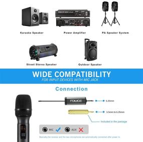 img 1 attached to Wireless Microphone FDUCE Handheld Rechargeable