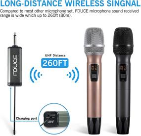 img 3 attached to Wireless Microphone FDUCE Handheld Rechargeable