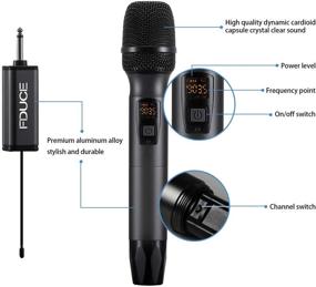 img 2 attached to Wireless Microphone FDUCE Handheld Rechargeable