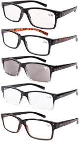 img 4 attached to Reading Glasses 5 Pack Readers Sunglasses