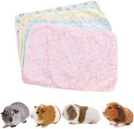 🐹 premium guinea pig cage liner: 4 pack reusable bedding pads -super absorbent, waterproof food mat for hamster, small animals - kathson logo