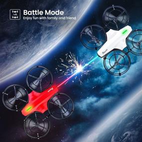 img 3 attached to 🚁 Potensic P7 Mini Drones: RC Battle Mode, 720P HD FPV Camera, Perfect for Kids and Beginners