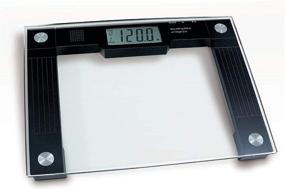 img 3 attached to 📊 JB5824 Extra Wide Talking Scale with Visual and Voice Display - 550 Pound Maximum Capacity - Tamper Glass - Extra Wide Width - Large LCD Display - Tap On and Off Auto Function