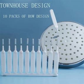 img 2 attached to 🧼 Ultimate Cleaning Solution: 10Pcs Mini Shower Head Cleaning Brush Set for Small Holes, Cell Phone & More!