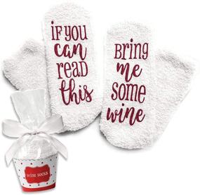 img 4 attached to 🧦 Novelty Funny Socks - Cupcake Gift Packaging for Women and Mom! If You Can Read This, Bring Me Some Fun!