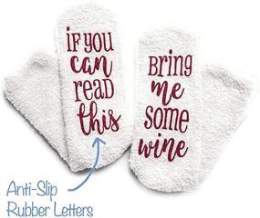 img 1 attached to 🧦 Novelty Funny Socks - Cupcake Gift Packaging for Women and Mom! If You Can Read This, Bring Me Some Fun!