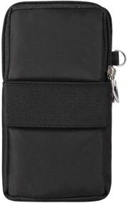 img 3 attached to 📱 Smartphone Purse Wallet Crossbody Bag Shoulder Pouch Wristlet Armband for Samsung Galaxy A20 A21 A11 A50 Note 20 Ultra S20 Ultra 5G S20 Plus LG V60 ThinQ Stylo 6, 5 K51 Moto G Stylus G7 Power (Black)