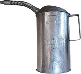 img 1 attached to 🔧 Lubrimatic Plews & Edelmann 75-444 Galvanized Measure Can with Flexible Spout - 4 Quart Capacity: Durable and Convenient Oil Dispenser
