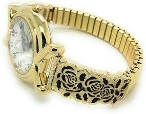 img 1 attached to Elegant Crystal Stretch Versales Varsales Women's Watches