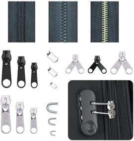 img 1 attached to 🧰 197 Pcs Zipper Repair Kit with Installation Pliers - Ideal for Sleeping Bags, Jackets, Tents, Luggage, Backpacks