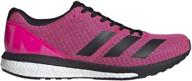 adidas adizero boston running black men's shoes logo