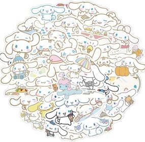 img 4 attached to Cinnamoroll Baby Stickers: 50 Pcak of Waterproof 🐶 Vinyl Stickers for Laptop, Bumper, Water Bottles, and More!