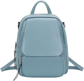 img 4 attached to 🎒 ALTOSY Mini Genuine Leather Women's Convertible Backpack: Versatile 4-in-1 Crossbody Bag, Handbag & Shoulder Purse