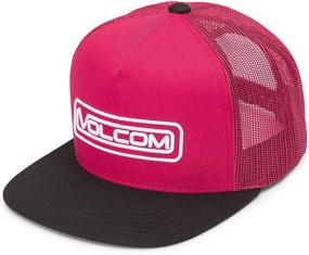 img 2 attached to 🧢 Стильная кепка Volcom Boys' Big Wilmer Cheese Snapback Trucker Hat: Идеальный вариант для повседневного и стильного образа!